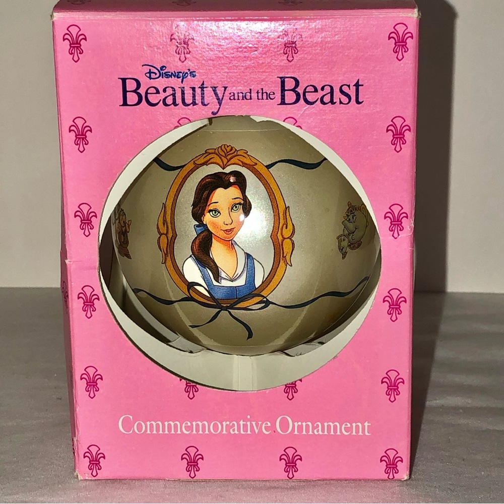 Schmid Disney Beauty and the Beast Ornament, New Old Stock, New in Pkg, NOS